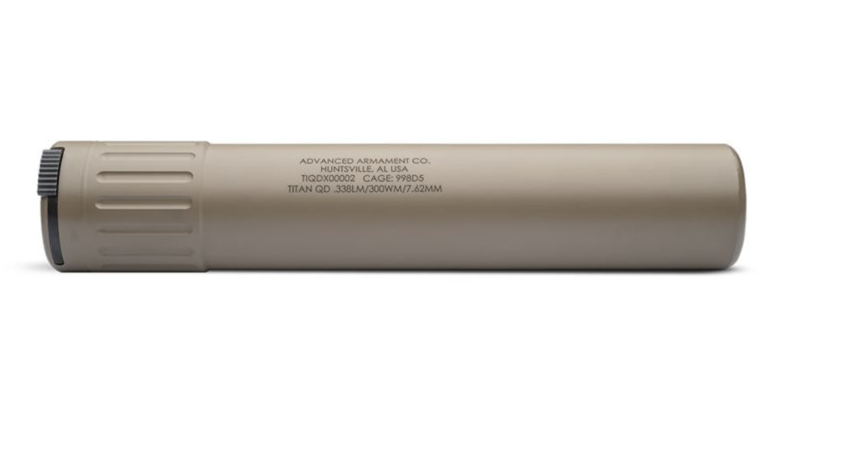 Advanced Armament Corporation Titan-QD Flat Dark Earth .338 Lapua For Use With 90-Tooth Mount